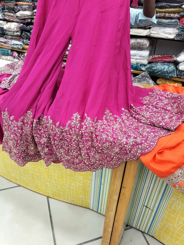 Salwar Kameez Rose Luxury Jamais Porté