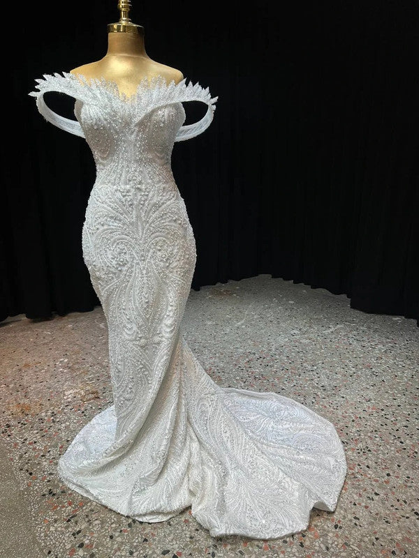 Magnifique Robe de Mariée Sirène Jamais Porté