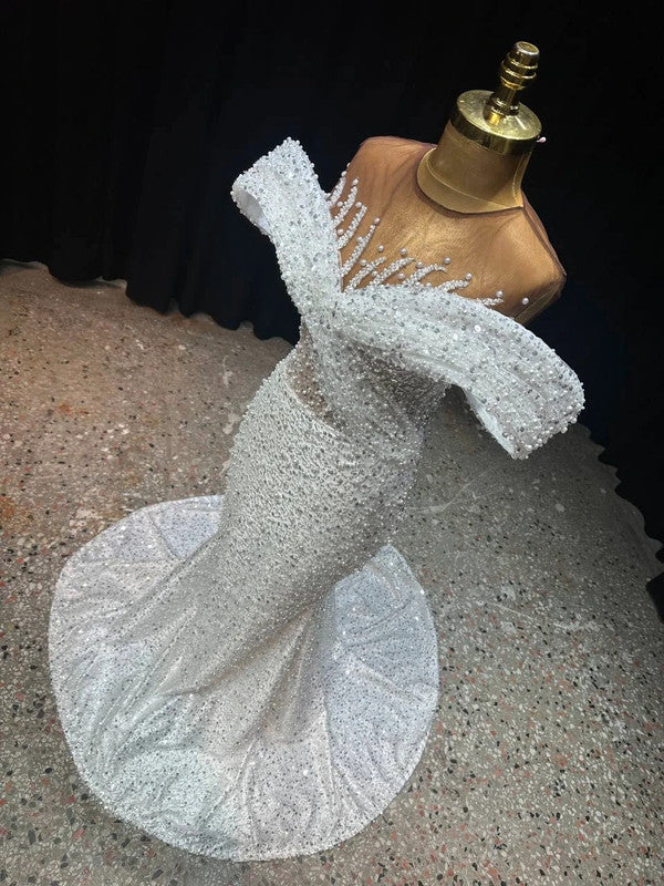 Magnifique Robe de Mariée Sirène Jamais Porté