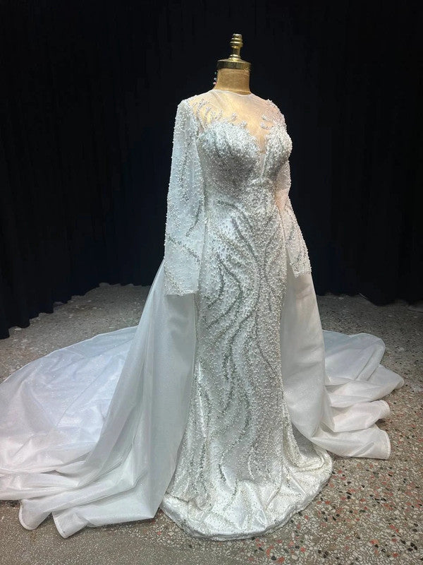 Magnifique Robe de Mariée Sirène Jamais Portée