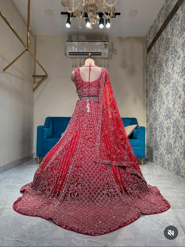 Magnifique Lehenga Rouge Jamais Porté