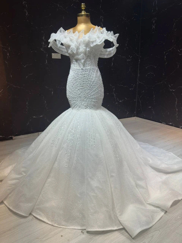 Magnifique Robe de Mariée Sirène Jamais Portée