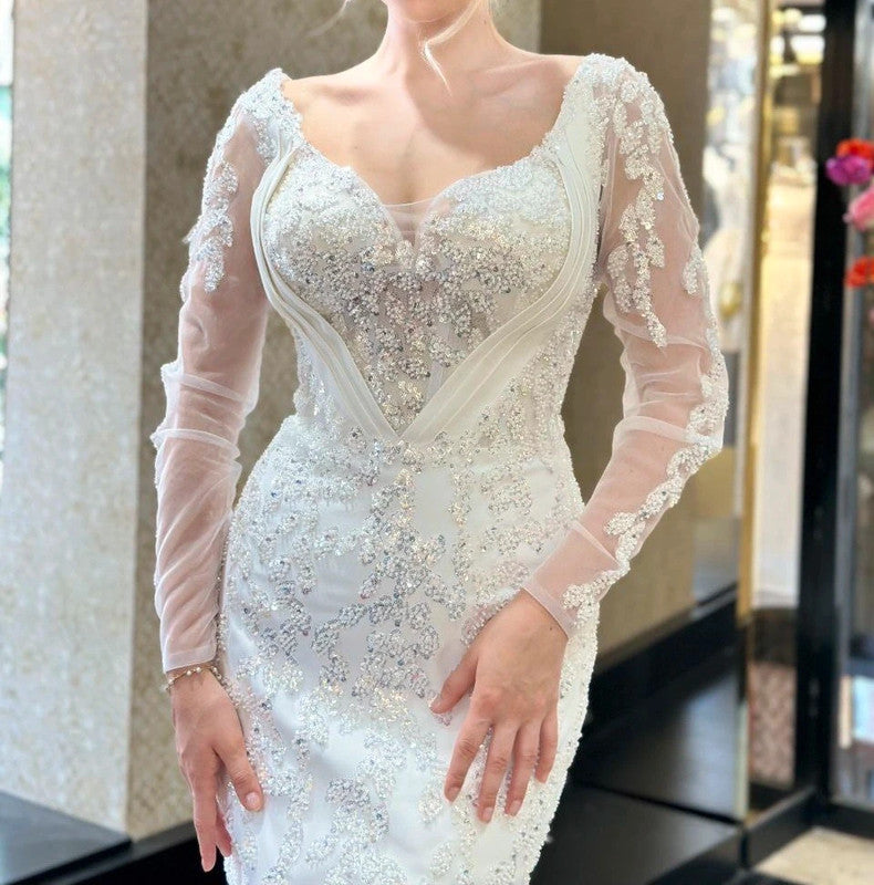 Magnifique Robe de Mariée Sirène Jamais Portée
