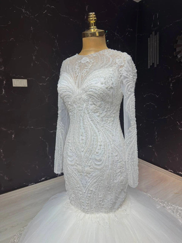 Magnifique Robe de Mariée Sirène Luxury