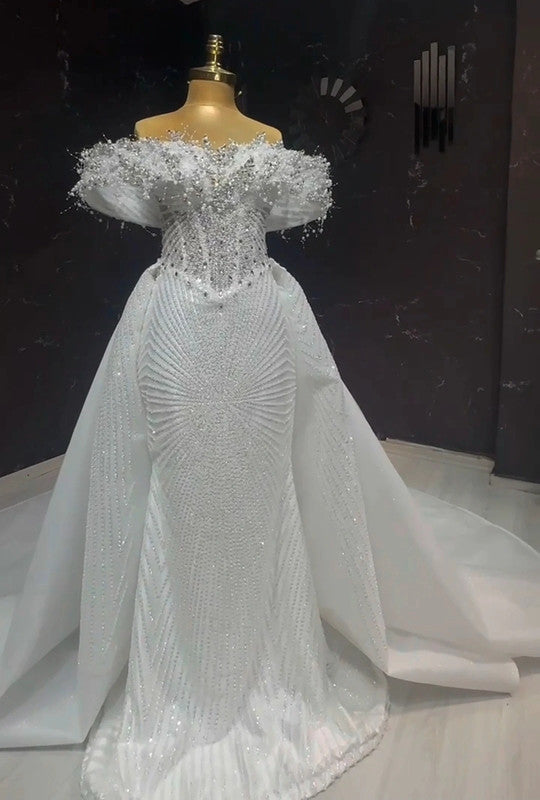 Magnifique Robe de Mariée Sirène Luxury