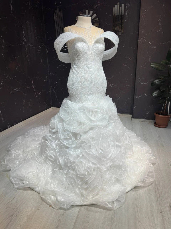 Magnifique Robe de Mariée Sirène Luxury