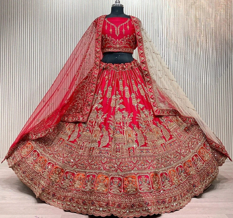 Magnifique Lehenga Luxury Rouge