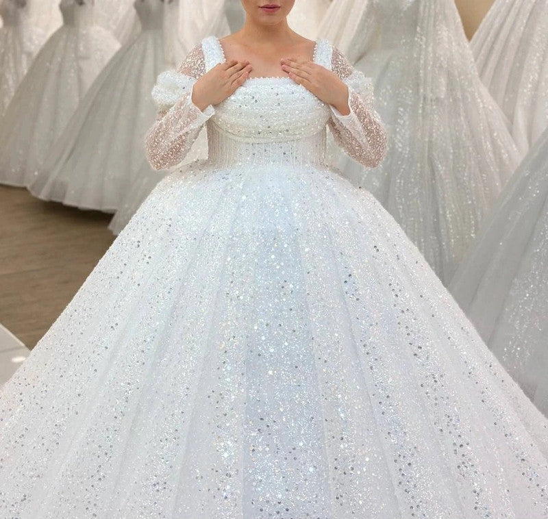 Magnifique Robe de Mariée Princesse Luxury
