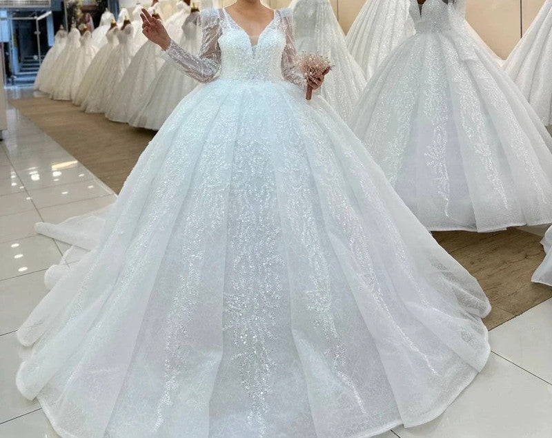 Magnifique Robe de Mariée Princesse Luxury