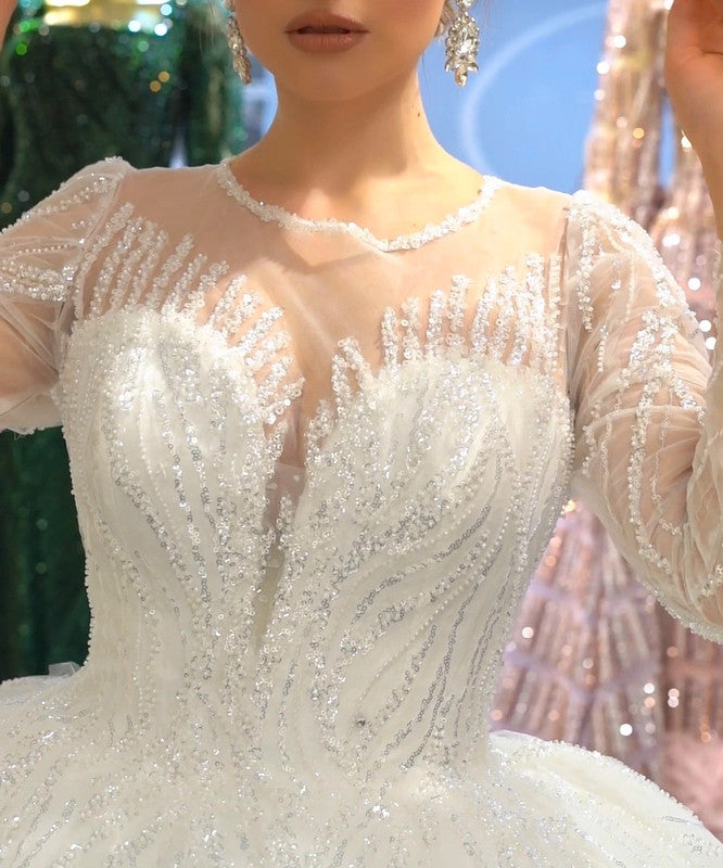 Magnifique Robe de Mariée Princesse Luxury