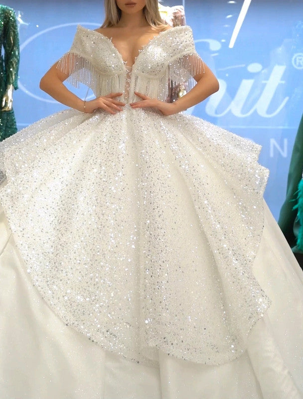 Magnifique Robe de Mariée Princesse Luxury