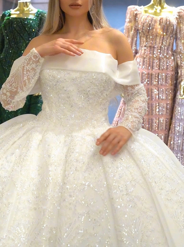 Magnifique Robe de Mariée Princesse Luxury