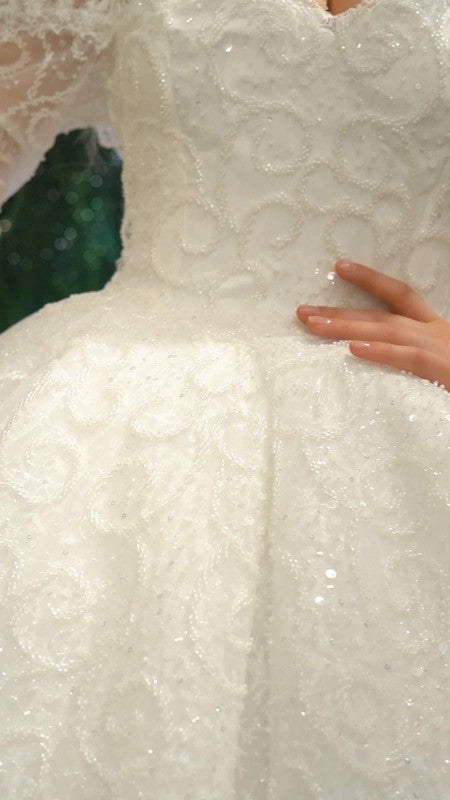 Magnifique Robe de Mariée Princesse Luxury
