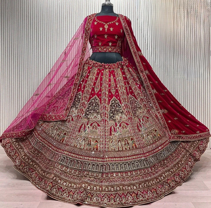 Magnifique Lehenga Rouge Luxury