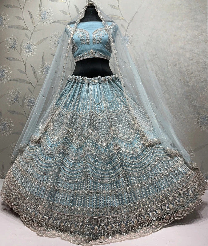 Magnifique Lehenga Bleu Luxury