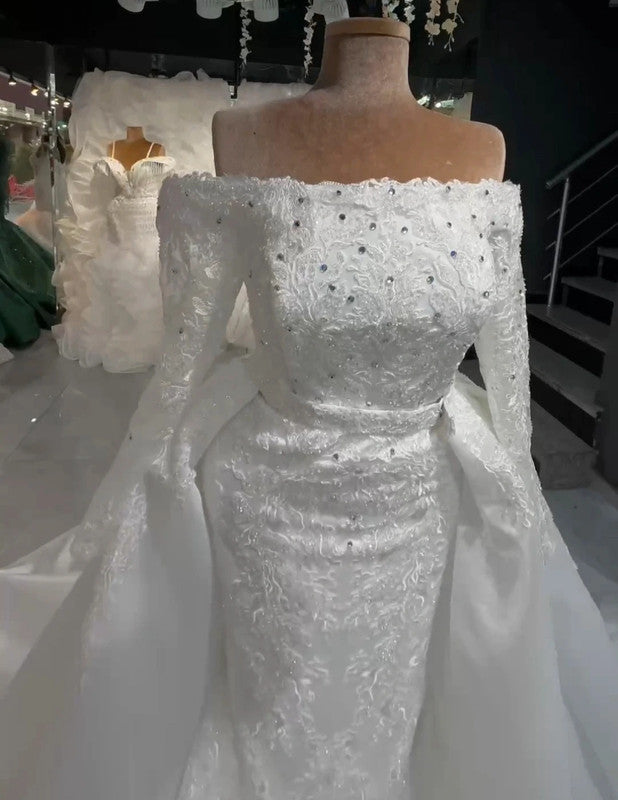 Magnifique Robe de Mariée Sirène