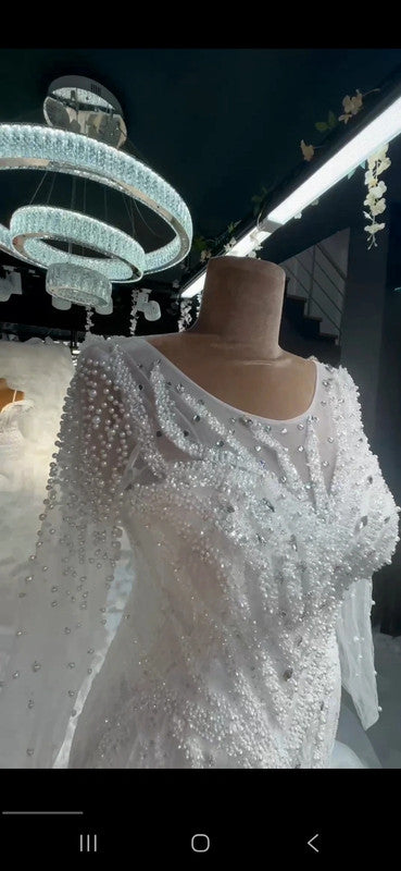 Magnifique Robe de Mariée Sirène