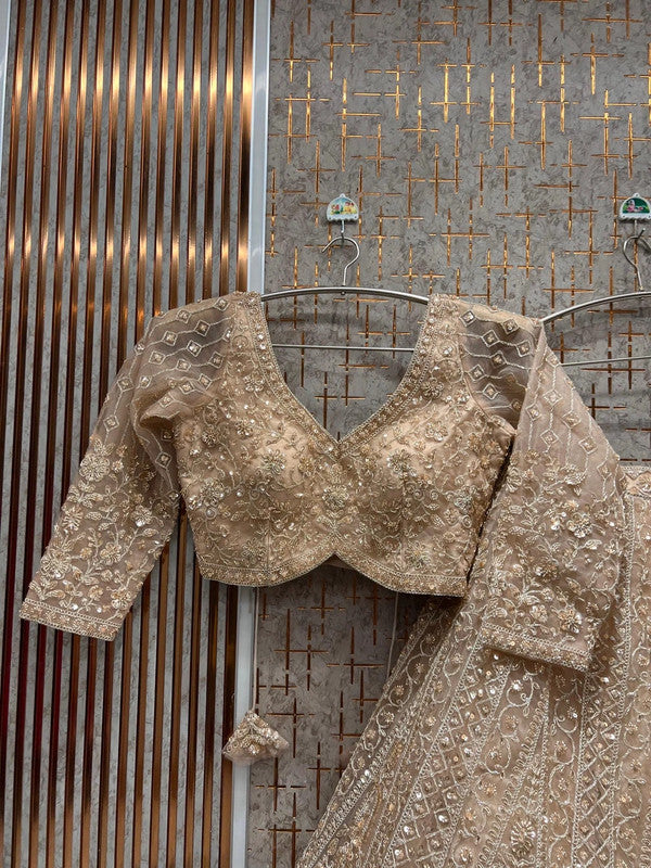 Magnifique Lehenga Beige Luxury