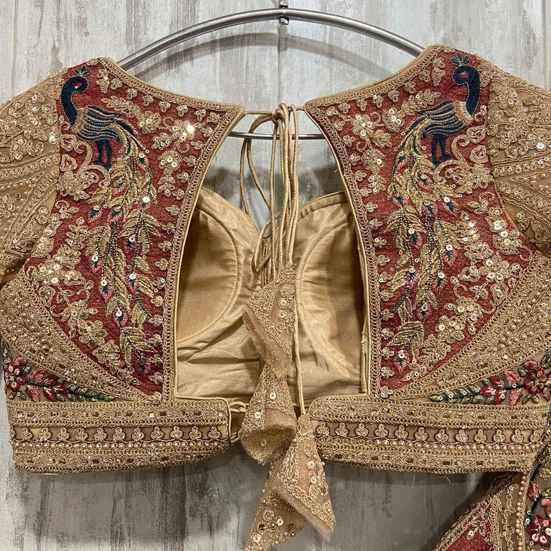 Magnifique Lehenga Luxury Beige Doré