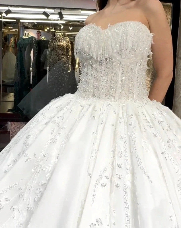 Magnifique Robe de Mariée Princesse Luxury