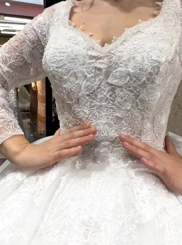 Magnifique Robe de Mariée Princesse Luxury