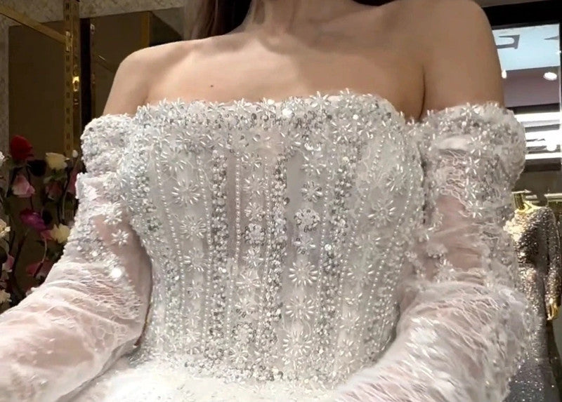 Magnifique Robe de Mariée Princesse Luxury
