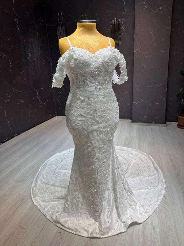 Magnifique Robe de Mariée Sirène Luxury