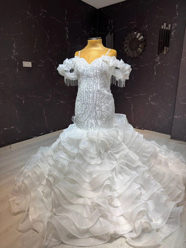 Magnifique Robe de Mariée Sirène Luxury