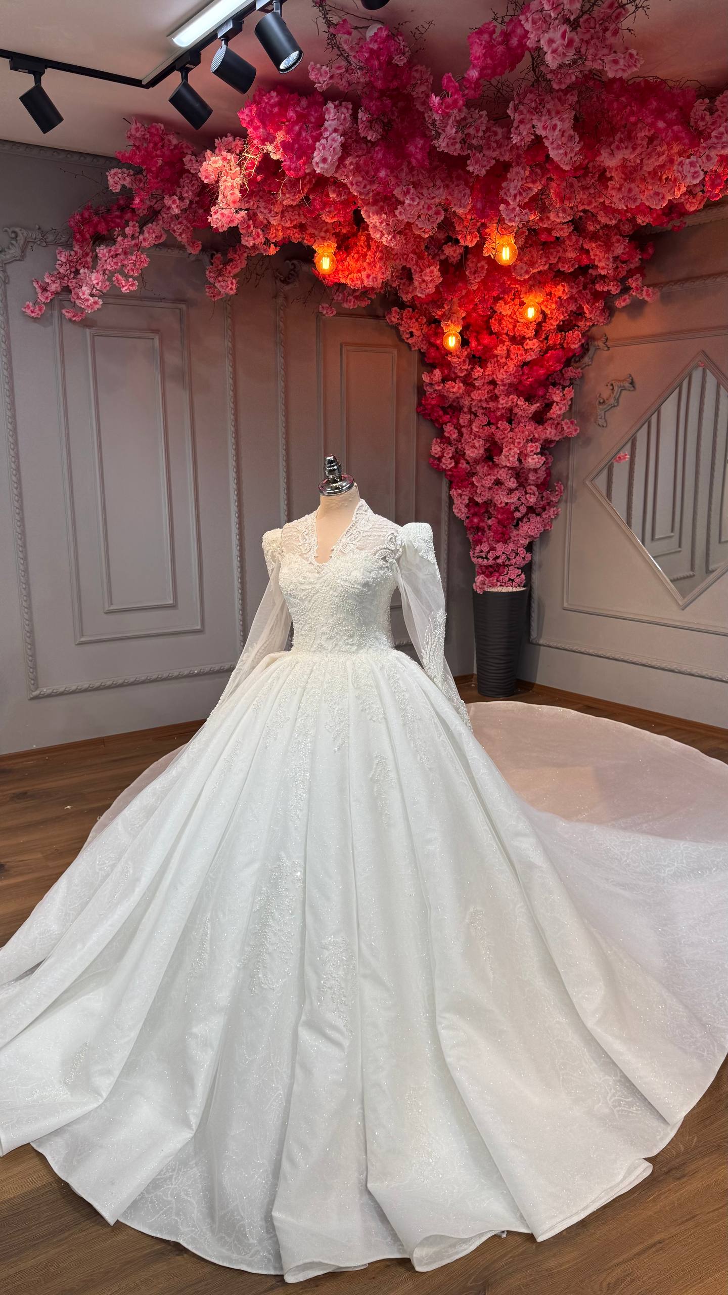 Robe de Mariée Princesse Luxury avec Cercle inclus