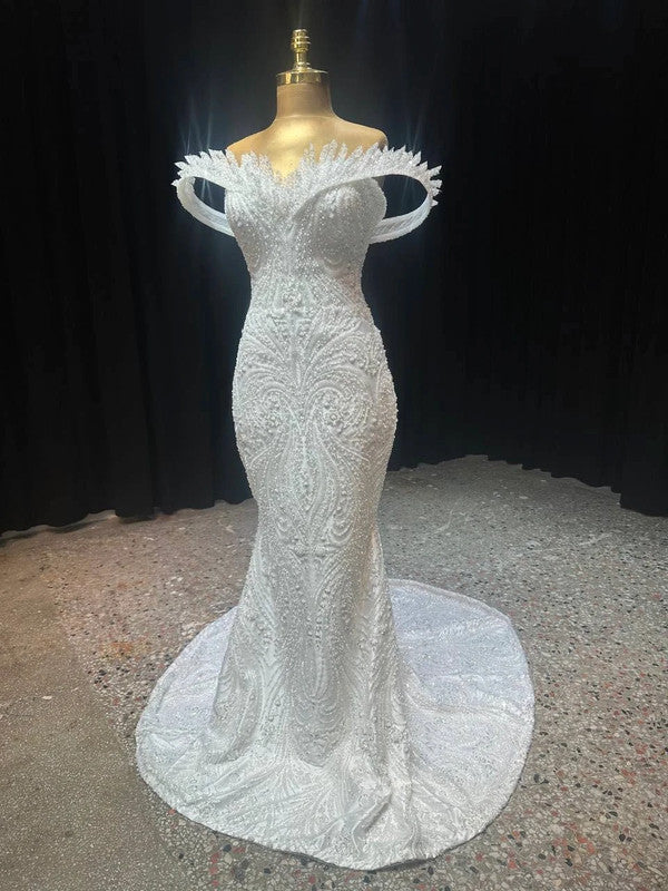 Magnifique Robe de Mariée Sirène Jamais Porté