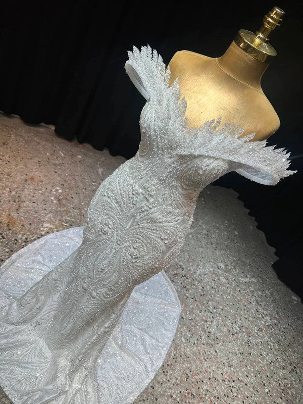 Magnifique Robe de Mariée Sirène Jamais Porté