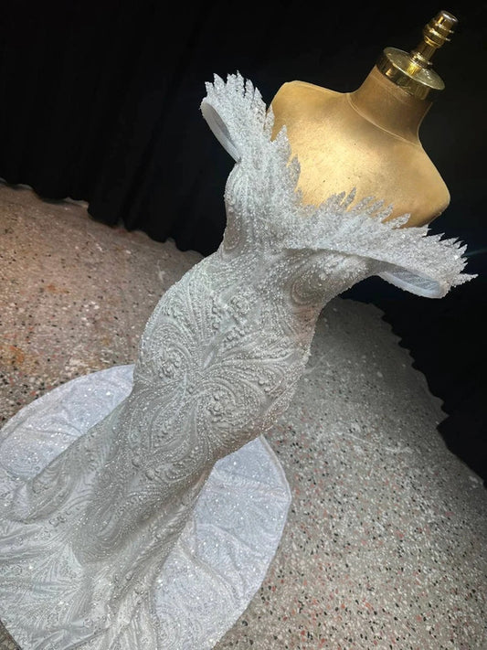 Magnifique Robe de Mariée Sirène Jamais Porté