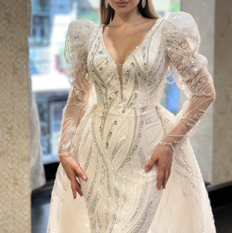 Magnifique Robe de Mariée Sirène Jamais Porté