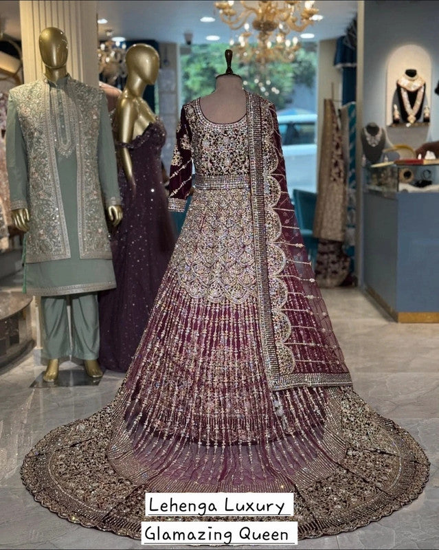 Magnifique Lehenga Pakistanaise Luxury Jamais Porté