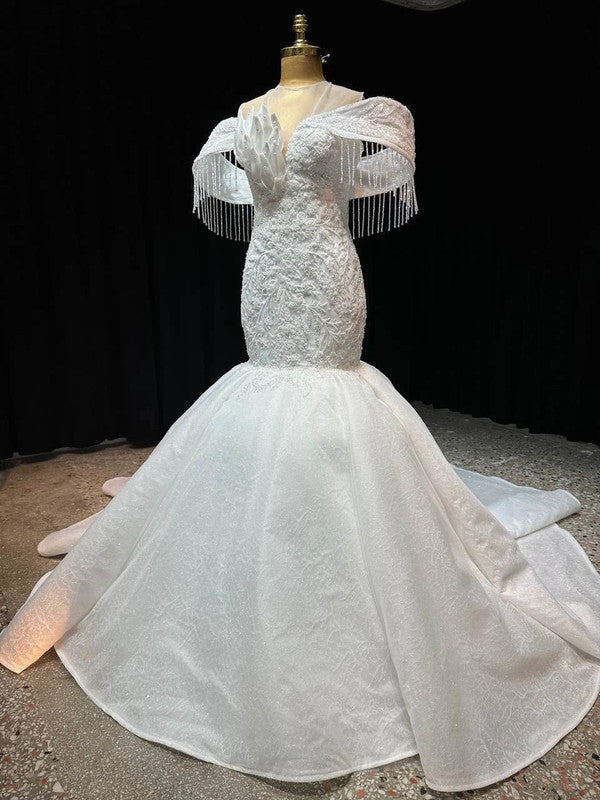 Magnifique Robe de Mariée Sirène Jamais Portée