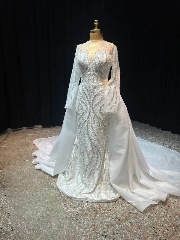 Magnifique Robe de Mariée Sirène Jamais Portée