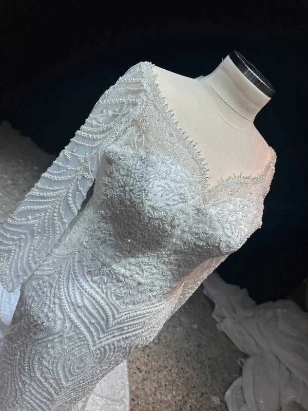 Magnifique Robe de Mariée Sirène Jamais Portée