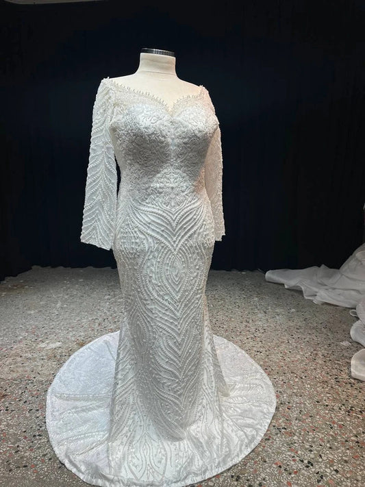 Magnifique Robe de Mariée Sirène Jamais Portée