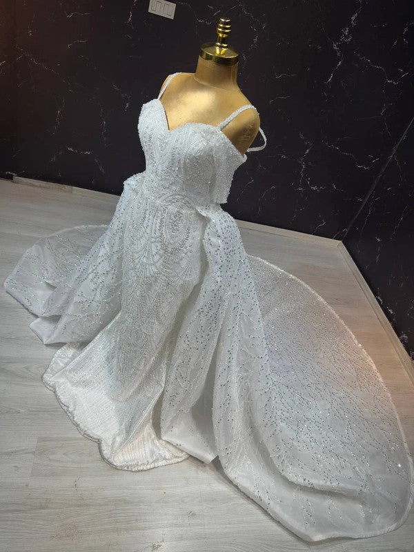 Magnifique Robe de Mariée Sirène Jamais Portée