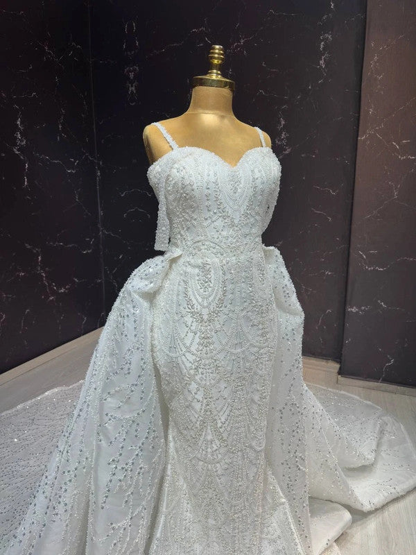 Magnifique Robe de Mariée Sirène Jamais Portée