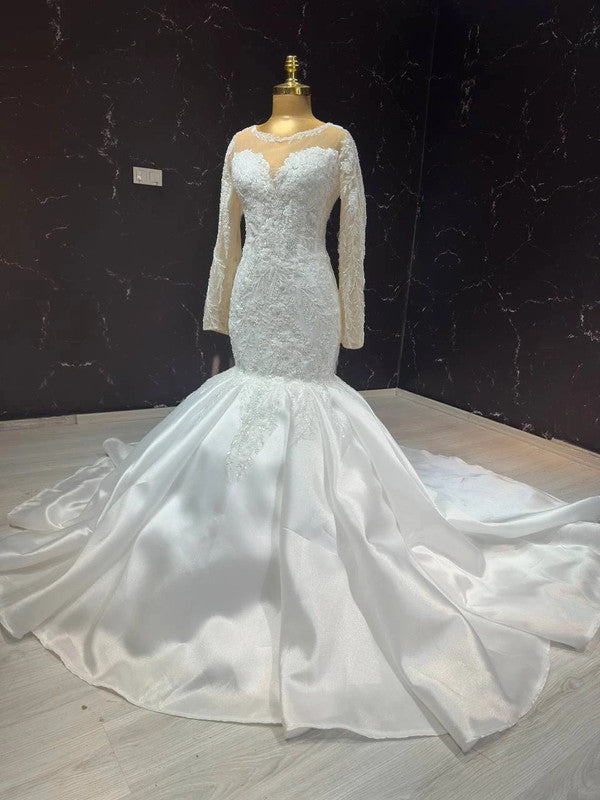 Magnifique Robe de Mariée Sirène Jamais Portée