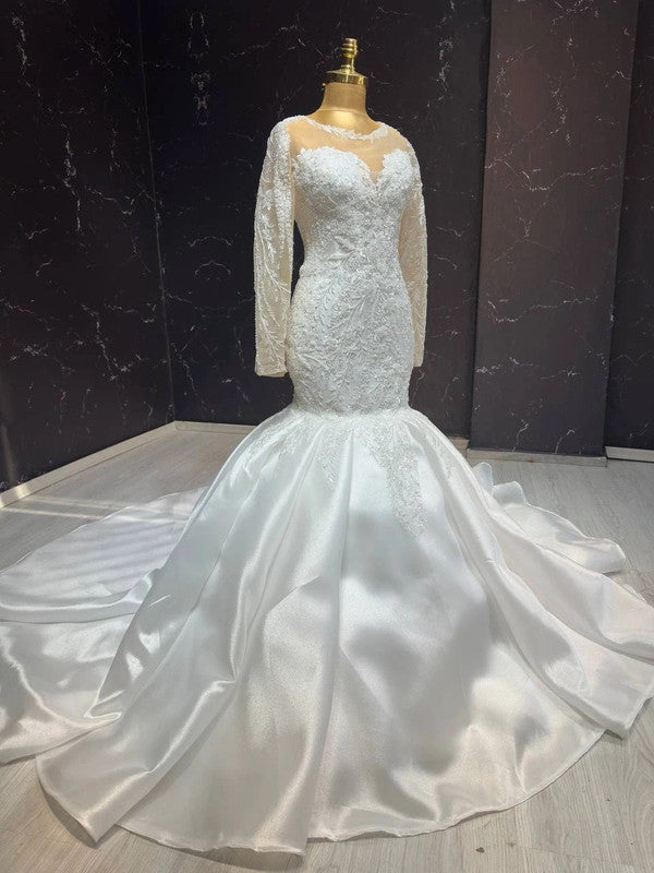 Magnifique Robe de Mariée Sirène Jamais Portée