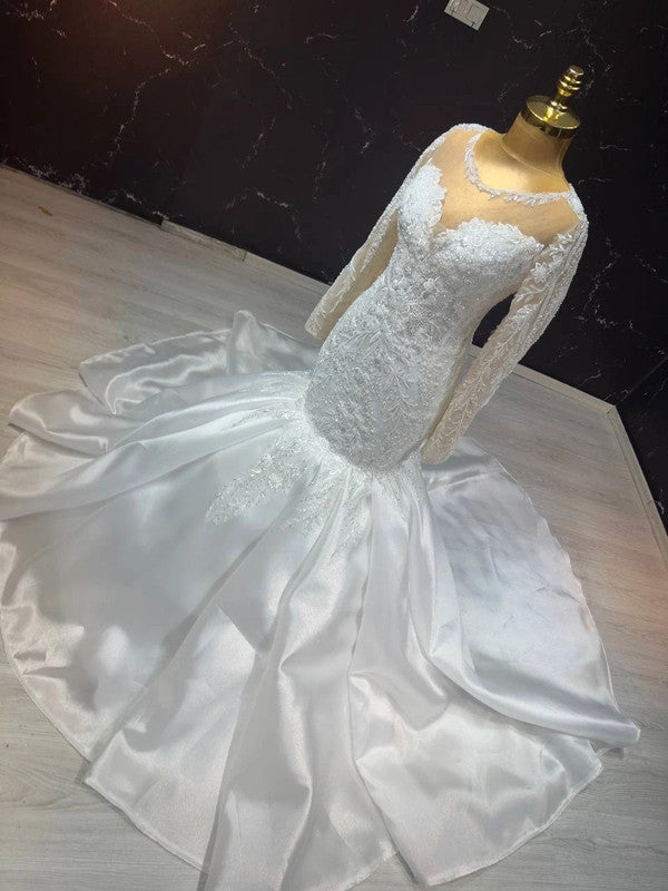 Magnifique Robe de Mariée Sirène Jamais Portée