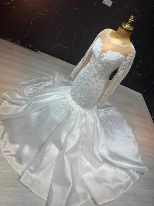 Magnifique Robe de Mariée Sirène Jamais Portée