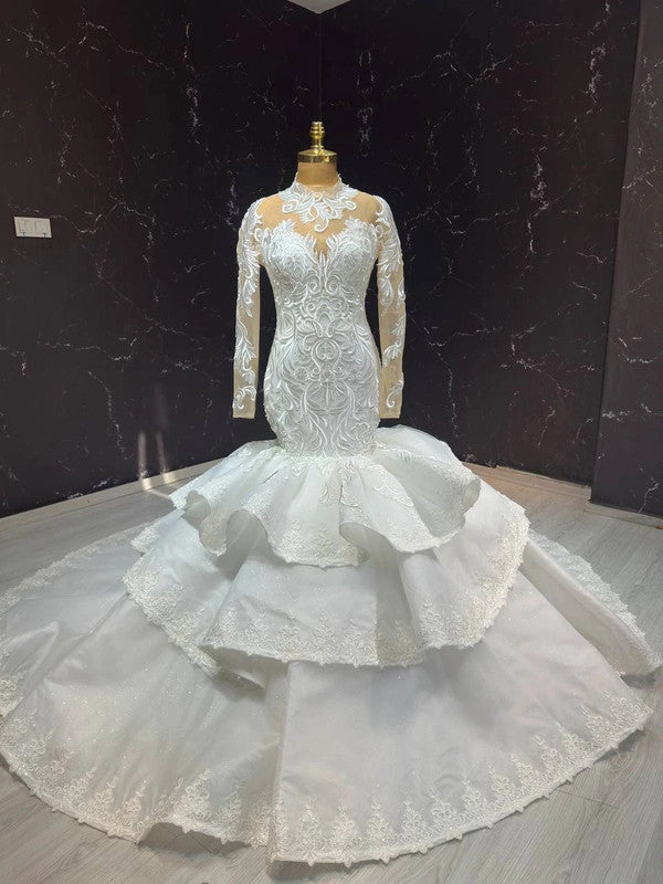 Magnifique Robe de Mariée Sirène Jamais Portée