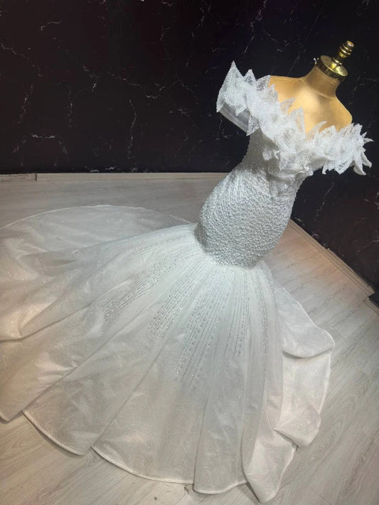 Magnifique Robe de Mariée Sirène Jamais Portée