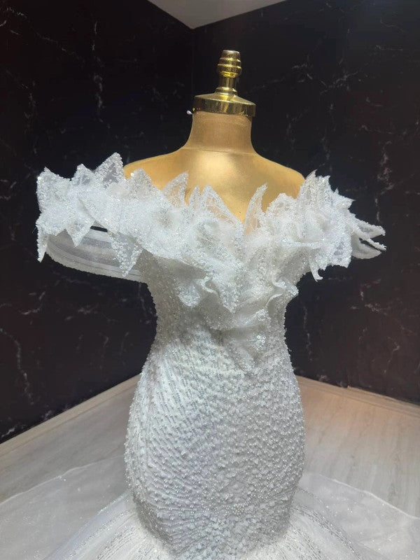 Magnifique Robe de Mariée Sirène Jamais Portée
