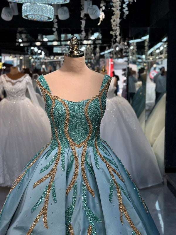 Magnifique Robe de Mariée Princesse Bleu Jamais Portée