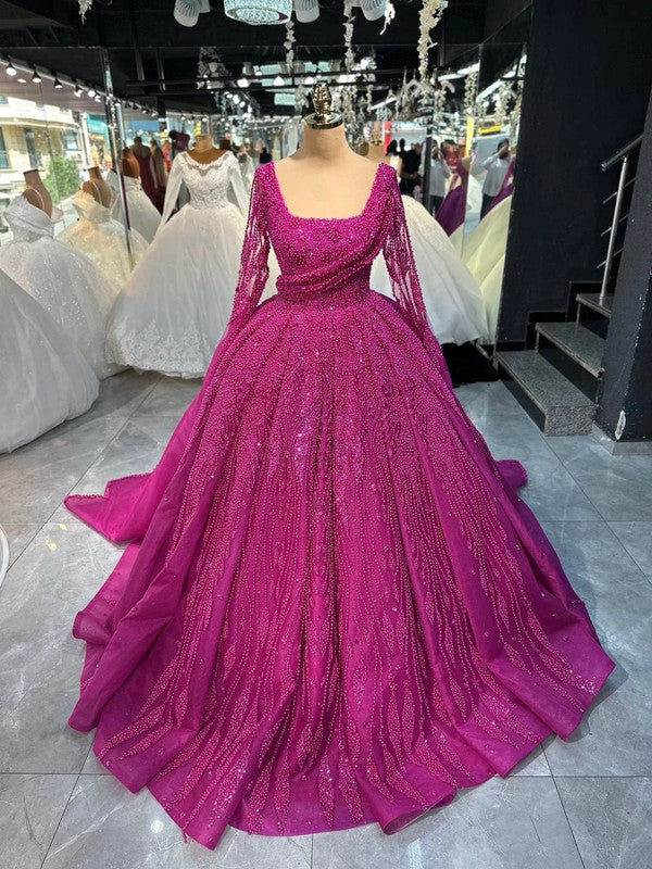 Magnifique Robe de Mariée Princesse Rose Jamais Portée