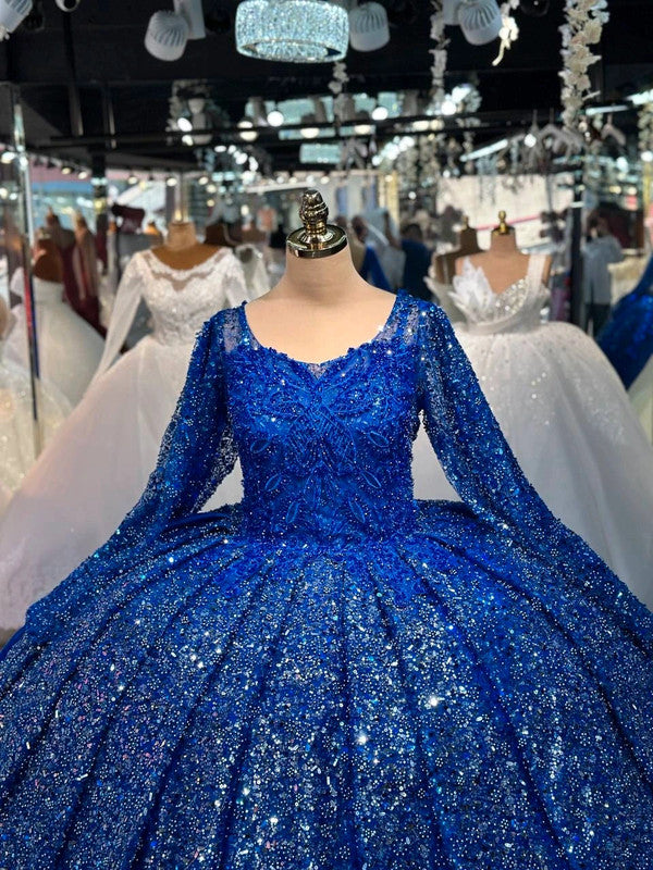 Magnifique Robe de Mariée Princesse Bleu Jamais Portée